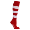Stock Podium Sport Socks (red-white)